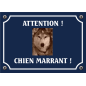 Plaque chien humour "Chien marrant"